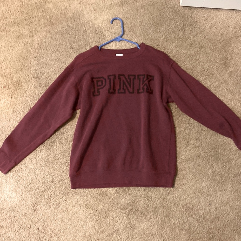 Pink crew neck